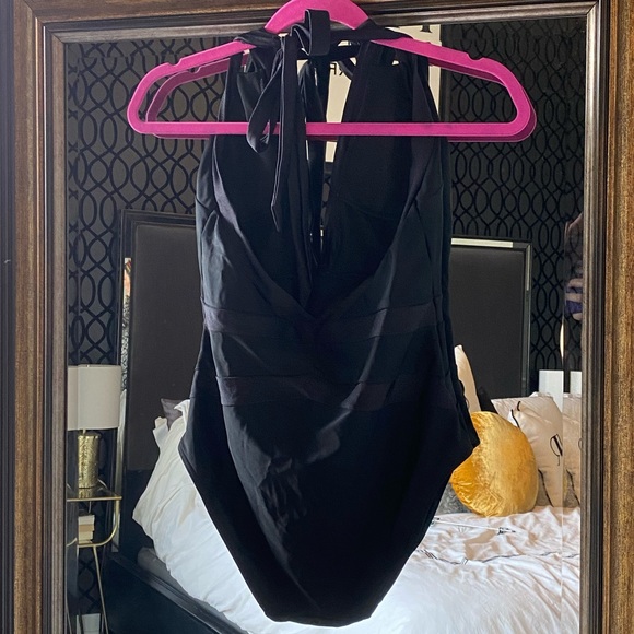 Ted Baker Tie Neck Swimsuit - Picture 2 of 10